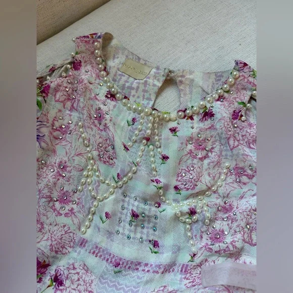 Farah Talib Aziz Printed Tunic - Picture 5 of 8